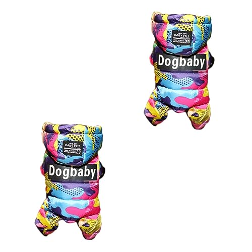 Kisangel 2stücke Thicken Dog Winter Coat Camouflage Warmes Hundemantel Mit Kapuze Für Kleine Bis Große Hunde Wasserabweisend Und Bequem Für Und Outdoor-aktivitäten XL Schwarz Kisangel 2stücke Thicken Dog Winter Coat Camouflage Warmes Hundemantel Mit Kapuze Für Kleine Bis Große Hunde Wasserabweisend Und Bequem Für Und Outdoor-aktivitäten XL Schwarz von Kisangel
