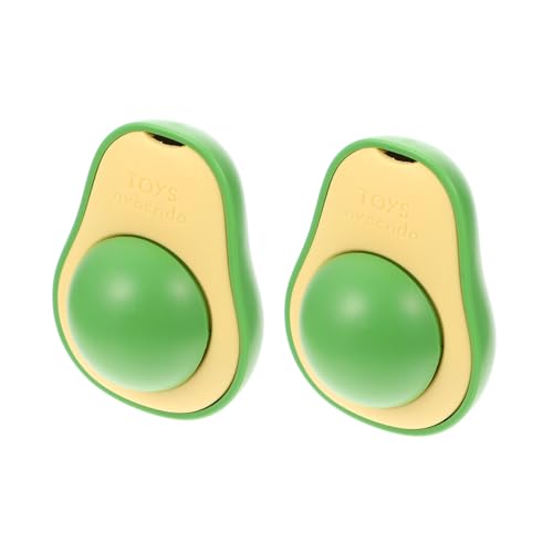 Kisangel Bälle 2er-Pack Kätzchenspielzeug Entzückendes Spielzeug für Katzen Cartoon-Avocado-förmiges Kätzchen-backenzahnspielzeug Kisangel Bälle 2er-Pack Kätzchenspielzeug Entzückendes Spielzeug für Katzen Cartoon-Avocado-förmiges Kätzchen-backenzahnspielzeug von Kisangel