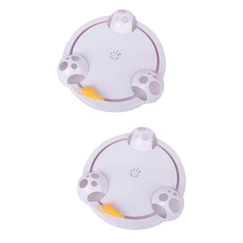 Kisangel 2 Stück Rotierendes Katzenspielzeug Automatisches Mäusefangspielzeug Interaktives Katzenspielzeug Aus Abs-Material Elektrische Spielplatte Für Katzen Kisangel 2 Stück Rotierendes Katzenspielzeug Automatisches Mäusefangspielzeug Interaktives Katzenspielzeug Aus Abs-Material Elektrische Spielplatte Für Katzen von Kisangel