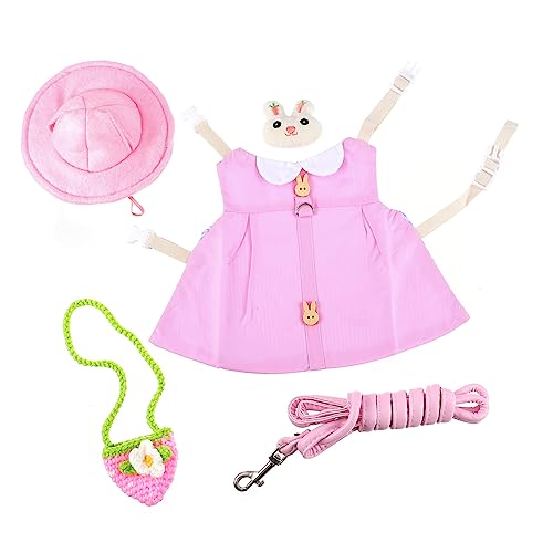 Kisangel 2St Kleidung für Haustierkaninchen Geschirrzubehör Rucksack Leine Bunny kostü Hasen kostü Welpengeschirr Tanktops Kleintierleine Haustierkleidung die Katze Weste Hamster Gürtel Kisangel 2St Kleidung für Haustierkaninchen Geschirrzubehör Rucksack Leine Bunny kostü Hasen kostü Welpengeschirr Tanktops Kleintierleine Haustierkleidung die Katze Weste Hamster Gürtel von Kisangel