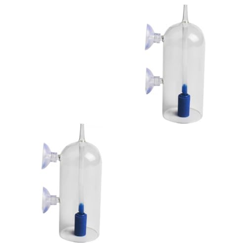 Kisangel 2St Sauerstofflöser für Aquarien Air-Stone-Diffusor Glas Luft-Kit Luftverteiler Aquarium Sauerstoffdiffusor für Aquarien Sauerstoffblasenstein die Blase Suite Luftstein von Kisangel