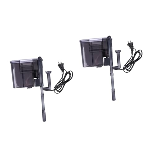 Kisangel 2St Powerfilter für Aquarien energiespar Power Save Fish Tank Filtration Tauchwasserpumpe Wasserfall-Tauchfilter Sieb luftfilter Aquarienfilter Aquarium auf Filter extern Netzteil Kisangel 2St Powerfilter für Aquarien energiespar Power Save Fish Tank Filtration Tauchwasserpumpe Wasserfall-Tauchfilter Sieb luftfilter Aquarienfilter Aquarium auf Filter extern Netzteil von Kisangel