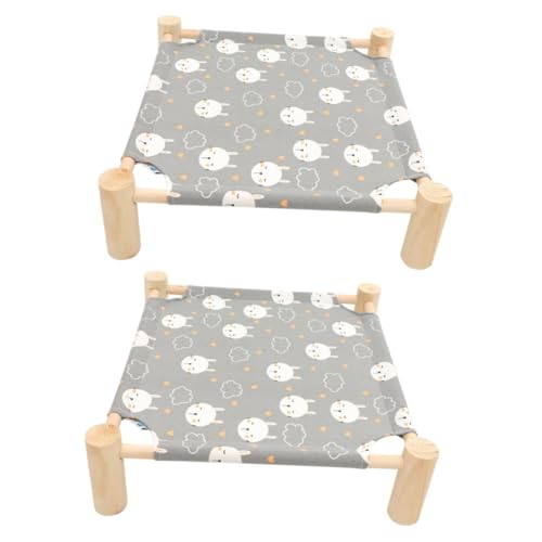 Kisangel 2 Stücke Holz Bein Katze Bett Elted Bett Innen Katze Hängematte Atmungs Pet Bett Nest Kisangel 2 Stücke Holz Bein Katze Bett Elted Bett Innen Katze Hängematte Atmungs Pet Bett Nest von Kisangel