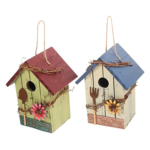 Kisangel Dekoratives Vogelhaus Für Den Garten Häuser Für Draußen Natürliches Vogelnest Kisangel Dekoratives Vogelhaus Für Den Garten Häuser Für Draußen Natürliches Vogelnest von Kisangel