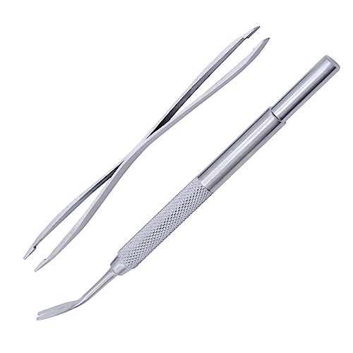 Kisangel Haustier-entferner-Set Aus Edelstahl 2-teilig und Entfernungswerkzeuge Sanft für Haustiere Kisangel Haustier-entferner-Set Aus Edelstahl 2-teilig und Entfernungswerkzeuge Sanft für Haustiere von Kisangel