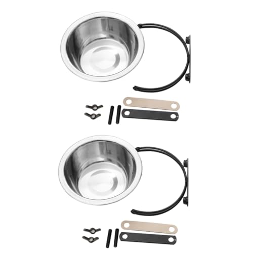 Kisangel 2 Stück 11 cm Edelstahl-futternapf Für Hunde Futter- Und Wasserspender Zum Aufhängen Käfig Schüsselreinigung Geeignet Für Hunde Und Katzen Kisangel 2 Stück 11 cm Edelstahl-futternapf Für Hunde Futter- Und Wasserspender Zum Aufhängen Käfig Schüsselreinigung Geeignet Für Hunde Und Katzen von Kisangel