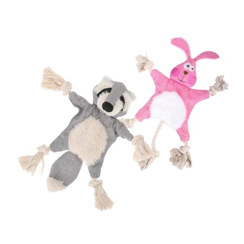 Kisangel 2Stücke Kleiner Welpe Kau Sicheres Plüschspielzeug für Geräuschfunktion für Aktives und Zahnpflege Hase Kisangel 2Stücke Kleiner Welpe Kau Sicheres Plüschspielzeug für Geräuschfunktion für Aktives und Zahnpflege Hase von Kisangel