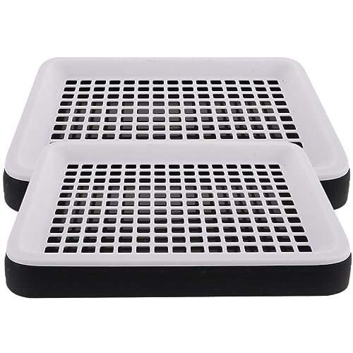 Kisangel 2er-Pack Toilettengestell Auslaufsichere Katzentoilette Für Meerschweinchen Abnehmbare Gitter Trainingstoilette Für Haustiere Für Hasen Frettchen Eichhörnchen Hamster Kisangel 2er-Pack Toilettengestell Auslaufsichere Katzentoilette Für Meerschweinchen Abnehmbare Gitter Trainingstoilette Für Haustiere Für Hasen Frettchen Eichhörnchen Hamster von Kisangel