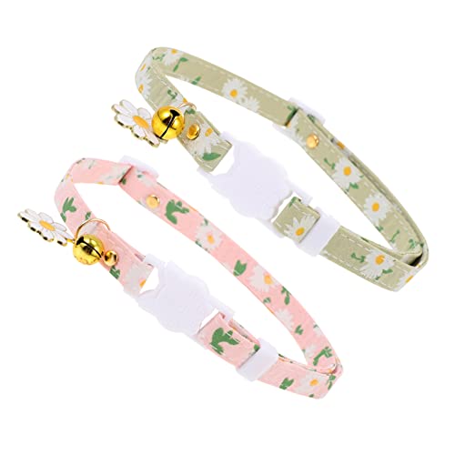 Kisangel 2st Blumenhalsband Für Haustiere Welpen Weibliches Hundehalsband Hundefliege Hundehalsband Mit Fliege Kätzchen- Kätzchen-Ornament Katzenglocke Polyester Kisangel 2st Blumenhalsband Für Haustiere Welpen Weibliches Hundehalsband Hundefliege Hundehalsband Mit Fliege Kätzchen- Kätzchen-Ornament Katzenglocke Polyester von Kisangel