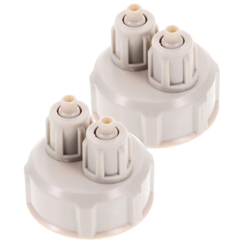 Kisangel Co2-flaschenverschluss-set 2-teilig Doppelventil Für Aquarium Luftverteiler Kisangel Co2-flaschenverschluss-set 2-teilig Doppelventil Für Aquarium Luftverteiler von Kisangel