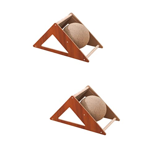 Kisangel 2 Stücke Katze Kratzen Matte Boden Kätzchen Scratcher Scratch-beständig Material von Kisangel