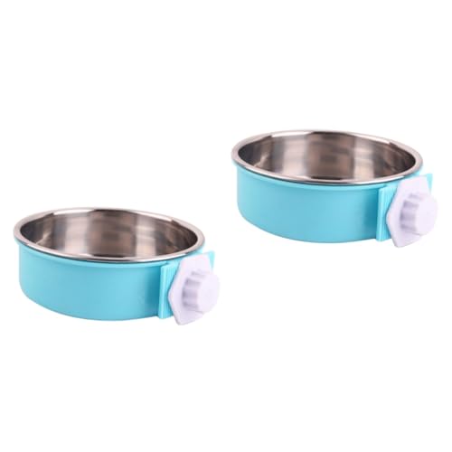 Kisangel 2stücke Cage Coop Bowl Haustier Wassernapf Aus Edelstahl Tragbarer Futterspender Für Hunde Und Katzen Abnehmbar Blau Für Käfige Und Reisen Kisangel 2stücke Cage Coop Bowl Haustier Wassernapf Aus Edelstahl Tragbarer Futterspender Für Hunde Und Katzen Abnehmbar Blau Für Käfige Und Reisen von Kisangel