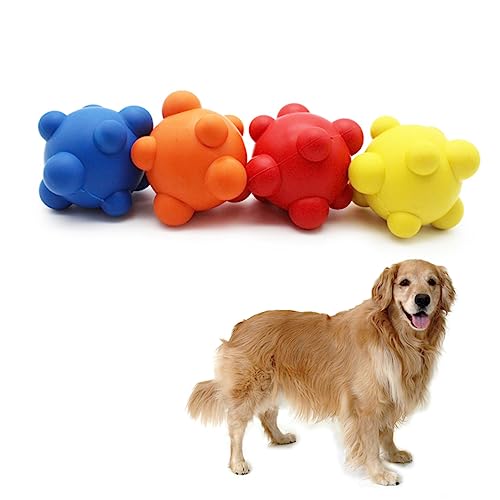Kisangel Hundespielzeug 2 Stück Robustes Kauspielzeug Unregelmäßiges Hüpfen Sicheres Gummi Für Welpen Interaktives Hundespielzeug Für Bewegung Zufällige Farbe Kisangel Hundespielzeug 2 Stück Robustes Kauspielzeug Unregelmäßiges Hüpfen Sicheres Gummi Für Welpen Interaktives Hundespielzeug Für Bewegung Zufällige Farbe von Kisangel
