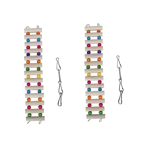 Kisangel 2stücke Holzbrücke Für Kleintiere Lange Kletterbrücke Mit Haken Für Vögel Papageien Hamster Und Andere Haustiere Installieren Und Klettern Kisangel 2stücke Holzbrücke Für Kleintiere Lange Kletterbrücke Mit Haken Für Vögel Papageien Hamster Und Andere Haustiere Installieren Und Klettern von Kisangel