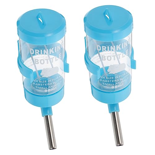 Kisangel 2stücke Automatische Hamster Trinkflasche Auslaufsicher Praktische Wasserfütterung Für Kleintiere Für Hamster Meerschweinchen Und Chinchillas von Kisangel