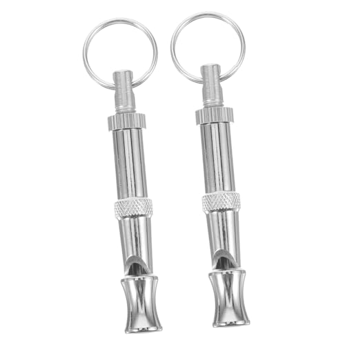 Kisangel Hundepfeifen-Set Metallpfeife Für Hunde Tonpfeife Für Schnelles Training Haustierzubehör Für Große Und Hunde Silber Kisangel Hundepfeifen-Set Metallpfeife Für Hunde Tonpfeife Für Schnelles Training Haustierzubehör Für Große Und Hunde Silber von Kisangel