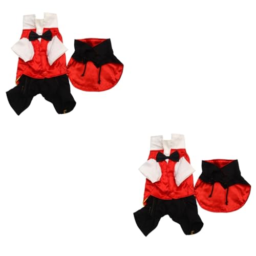 Kisangel 2st Verwandlungskostü Für Haustiere Haustierbekleidung Jacke Für Kleine Hunde Kleidung Zum Anziehen Für Haustiere Welpen-Outfits Hundeweste Halloween Kleider Modisch Mantel Rot Kisangel 2st Verwandlungskostü Für Haustiere Haustierbekleidung Jacke Für Kleine Hunde Kleidung Zum Anziehen Für Haustiere Welpen-Outfits Hundeweste Halloween Kleider Modisch Mantel Rot von Kisangel