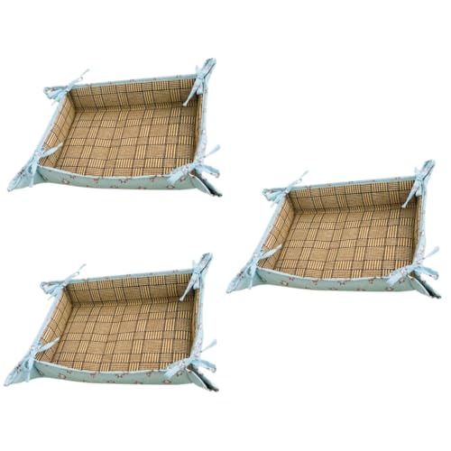 Kisangel 3 STK Katzenbett Haustierbett mittel Indoor-Haustier Zubehör für Katzenkäfige Zwinger Katzenhausbett Haustiermatte Haustiermatratze Sommerschlafmatte für Haustiere Hundebett Blue Kisangel 3 STK Katzenbett Haustierbett mittel Indoor-Haustier Zubehör für Katzenkäfige Zwinger Katzenhausbett Haustiermatte Haustiermatratze Sommerschlafmatte für Haustiere Hundebett Blue von Kisangel