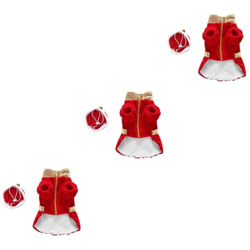 Kisangel 3 STK Kleidung für Haustiere Haustierkleid Weihnachtshundemütze kreatives Kostü Weihnachtshundekostü Kleider Mini-Hundekleidung Kreatives Haustierkostü Halloween Rock Acryl rot Kisangel 3 STK Kleidung für Haustiere Haustierkleid Weihnachtshundemütze kreatives Kostü Weihnachtshundekostü Kleider Mini-Hundekleidung Kreatives Haustierkostü Halloween Rock Acryl rot von Kisangel