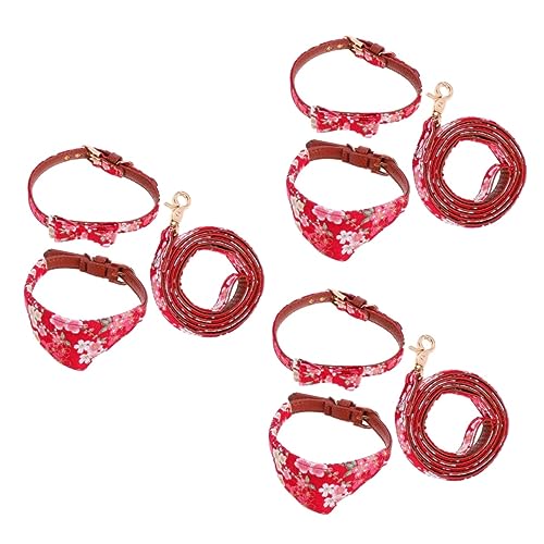 Kisangel 3 Sets Leine Kragen Dreieck Handtuch Set Für Haustier Hund Zugseil Sicherheitsseil Weihnachten Haustiere Kisangel 3 Sets Leine Kragen Dreieck Handtuch Set Für Haustier Hund Zugseil Sicherheitsseil Weihnachten Haustiere von Kisangel