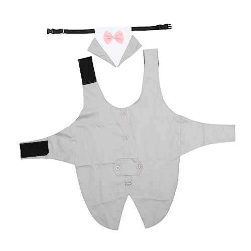 Kisangel 3 Sätze Hundeanzug Hundeprinz-Outfit Smoking-Kleidung Für Haustiere Osterhundehalstuch Hundefliege Osterbandana Für Hunde Kleines Hundeshirt Hemden Der Hund Weste Bankett Polyester Kisangel 3 Sätze Hundeanzug Hundeprinz-Outfit Smoking-Kleidung Für Haustiere Osterhundehalstuch Hundefliege Osterbandana Für Hunde Kleines Hundeshirt Hemden Der Hund Weste Bankett Polyester von Kisangel