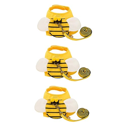 Kisangel 3 Sätze Hundeleine Hemdkleider ädchenkleidung ädchen Anzug Für Hunde Fluchtsichere Haustierweste ädchen-Outfit ädchen-unterhemd Biene Aluminiumlegierung Kisangel 3 Sätze Hundeleine Hemdkleider ädchenkleidung ädchen Anzug Für Hunde Fluchtsichere Haustierweste ädchen-Outfit ädchen-unterhemd Biene Aluminiumlegierung von Kisangel