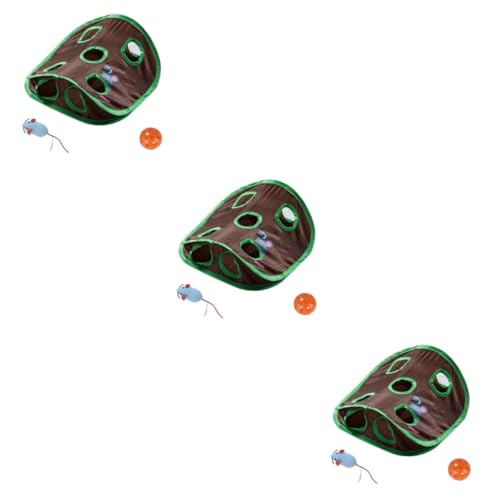 Kisangel 3 Sets Katzenspielzeug Für Haustiere Interaktiv Für Katzen Im Innenbereich Katzenspieltunnel Neun-löcher-Design Kisangel 3 Sets Katzenspielzeug Für Haustiere Interaktiv Für Katzen Im Innenbereich Katzenspieltunnel Neun-löcher-Design von Kisangel