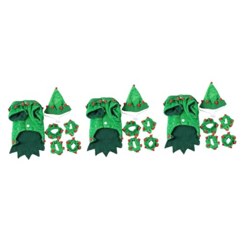 Kisangel 3 Sätze Weihnachtskostü für Haustiere Weihnachts hundepullover Weihnachts-Hundepullover Haustierkleidung Zubehör für Hundekostüme Kleider welpen zubehör Haustier Weihnachtsumhang Kisangel 3 Sätze Weihnachtskostü für Haustiere Weihnachts hundepullover Weihnachts-Hundepullover Haustierkleidung Zubehör für Hundekostüme Kleider welpen zubehör Haustier Weihnachtsumhang von Kisangel