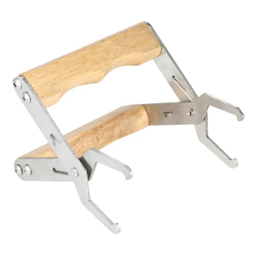 Kisangel 3 Stück Ergonomischer Rahmenheber mit Holzgriff Stabiler Honigrahmenhalter für Einfache Handhabung Vielseitiges Imkereigerät für Sicheres Greifen und Effizientes Arbeiten von Kisangel