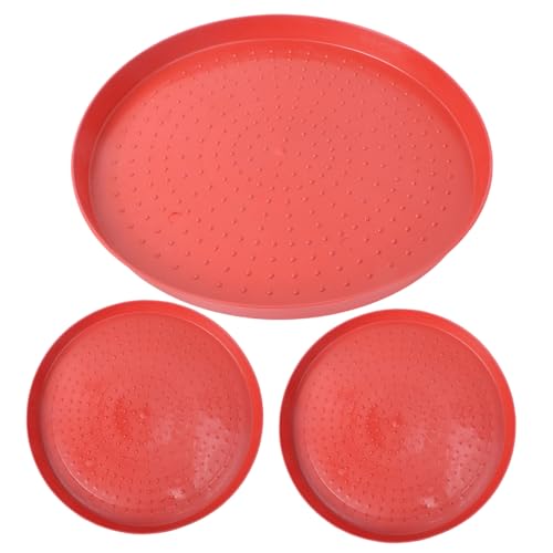 Kisangel 3 Stück Geflügelfutterplatten Futtertabletts mit Rutschfestem Boden Langlebige Kunststoff Fütterungstrays für Hühner Enten Gänse und Wachteln Robust UV Beständig Leicht zu Kisangel 3 Stück Geflügelfutterplatten Futtertabletts mit Rutschfestem Boden Langlebige Kunststoff Fütterungstrays für Hühner Enten Gänse und Wachteln Robust UV Beständig Leicht zu von Kisangel