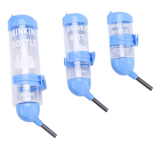 Kisangel Trinkflasche Für Haustiere 3er-Pack Automatischer Wasserspender Für Haustiere Rundes Design Für Hamster von Kisangel