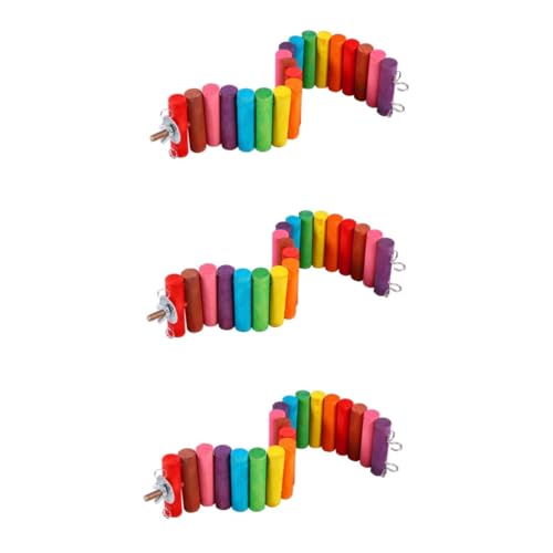 Kisangel 3stücke Farbige Holzbrücke Für Hamster Und Kleine Nager Kauspielzeug Für Spiel Und Zähnenpflege Einfacher Zugang Zu Spielplatz Und Ruhebereich Kisangel 3stücke Farbige Holzbrücke Für Hamster Und Kleine Nager Kauspielzeug Für Spiel Und Zähnenpflege Einfacher Zugang Zu Spielplatz Und Ruhebereich von Kisangel
