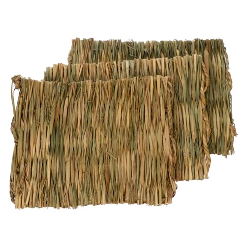 Kisangel Grasmatte für Kaninchen 3-teilig Gewebte Einstreu für Kaninchen Grasteppich für Haustiere Sicheres Fressen Von Grasunterlage für Hasen Kisangel Grasmatte für Kaninchen 3-teilig Gewebte Einstreu für Kaninchen Grasteppich für Haustiere Sicheres Fressen Von Grasunterlage für Hasen von Kisangel