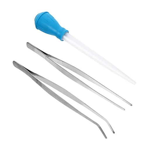 Kisangel 3 Stück Teiliges Aquarium Reinigungsset Pinzetten Gerade Gebogen Plus Pipette Mulmsauger Fischbecken Korallenfütterer Zubehör für Aquarienpflege Kisangel 3 Stück Teiliges Aquarium Reinigungsset Pinzetten Gerade Gebogen Plus Pipette Mulmsauger Fischbecken Korallenfütterer Zubehör für Aquarienpflege von Kisangel