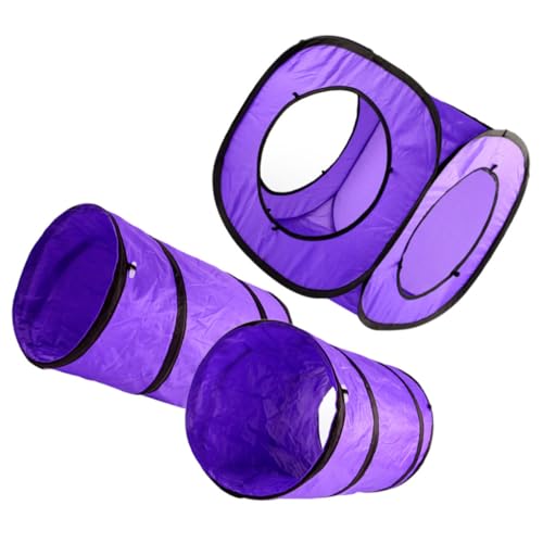 Kisangel 3 Stück Teiliges Katzentunnel Spielset aus Langlebigem Polyester und Metall mit Geräuschaktivierendem Knisterpapier Beißfest Breiter Durchgang für Mehrere Katzen Fördert Bewegung Kisangel 3 Stück Teiliges Katzentunnel Spielset aus Langlebigem Polyester und Metall mit Geräuschaktivierendem Knisterpapier Beißfest Breiter Durchgang für Mehrere Katzen Fördert Bewegung von Kisangel