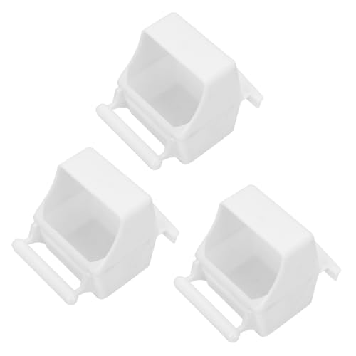 Kisangel 3 Stück Teiliges Vogelfutterbox Kunststoff Spritzschutzsicherer Futterspender für Papageien Leichter Waschbarer Futter Wassernapf Geeignet für Vogelkäfige und Tägliche Kisangel 3 Stück Teiliges Vogelfutterbox Kunststoff Spritzschutzsicherer Futterspender für Papageien Leichter Waschbarer Futter Wassernapf Geeignet für Vogelkäfige und Tägliche von Kisangel