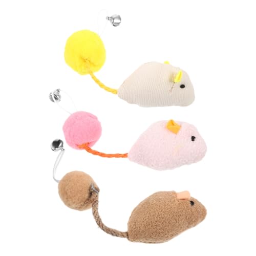 Kisangel 3 Teiliges Katzenspielzeug Set Kleine Ausgestopfte Mäuse Mit Glöckchen Plüschratte Katzenspielzeug Interaktiver Kätzchenball Für Hauskatzen Realistische Rattenplüschtiere Kisangel 3 Teiliges Katzenspielzeug Set Kleine Ausgestopfte Mäuse Mit Glöckchen Plüschratte Katzenspielzeug Interaktiver Kätzchenball Für Hauskatzen Realistische Rattenplüschtiere von Kisangel