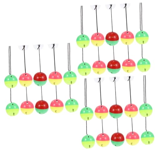 Kisangel 30 STK Kleines Haustier Spielzeug Hamsterglocke Spielzeug Bärtiges Drachenspielzeug Katze, Die Glocke Neckt Hängende Katze Kätzchen Spielen Bälle Plastik Abspielen Kriechen Kisangel 30 STK Kleines Haustier Spielzeug Hamsterglocke Spielzeug Bärtiges Drachenspielzeug Katze, Die Glocke Neckt Hängende Katze Kätzchen Spielen Bälle Plastik Abspielen Kriechen von Kisangel