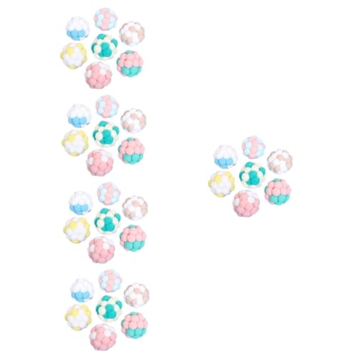 Kisangel 30 STK Knabberndes Katzenspielzeug Katzenspielzeugbälle für Wohnungskatzen Trainingszubehör interaktives katzenspielzeug Interactive cat Toy Spielzeuge Plüschtier Katzenbälle kauen Kisangel 30 STK Knabberndes Katzenspielzeug Katzenspielzeugbälle für Wohnungskatzen Trainingszubehör interaktives katzenspielzeug Interactive cat Toy Spielzeuge Plüschtier Katzenbälle kauen von Kisangel
