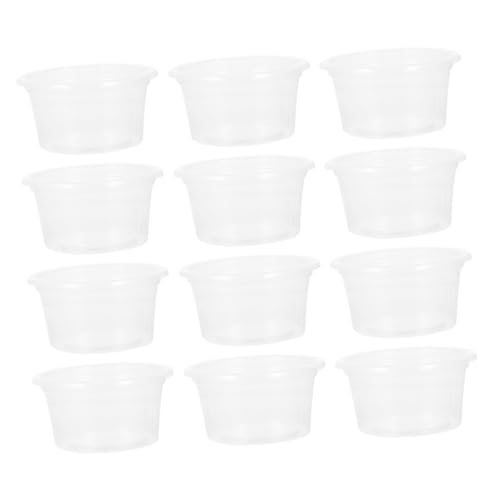Kisangel 30 Stück Futter- und Wasserbox für Reptilien Gecko -Zubehör Gecko Water Bowl Zubehör für Reptilienbecken Reptilienzubehör Zubehör für Eidechsenbecken Gecko-Becher Abs Transparent von Kisangel