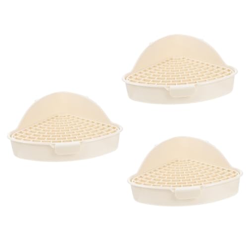 Kisangel 3Er-Box Kaninchentoilette Käfig Töpfchen Trainer Meerschweinchenkäfigtablett sfter Hamster klo Kaninchenkäfig kunststoffreiniger Hasen-Töpfchentrainer Häschen Haustiertoilette pp Kisangel 3Er-Box Kaninchentoilette Käfig Töpfchen Trainer Meerschweinchenkäfigtablett sfter Hamster klo Kaninchenkäfig kunststoffreiniger Hasen-Töpfchentrainer Häschen Haustiertoilette pp von Kisangel