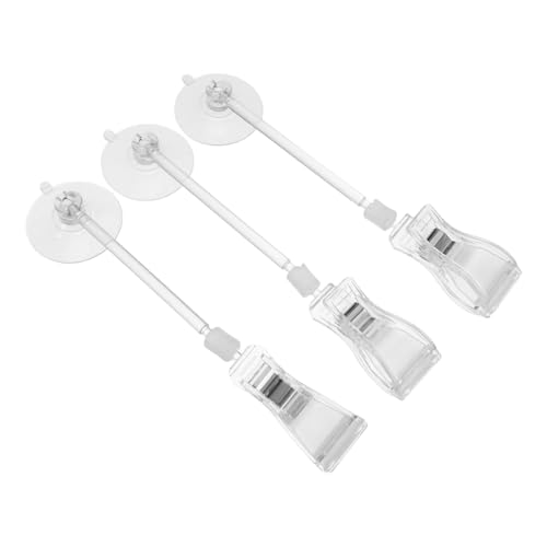 Kisangel 3stücke Saugnapf-Clips Für Aquarien Robuste Konstruktion Aus PVC Und Design Für Zubehörbefestigung Drehbar in Jede Richtung rutschfeste Eigenschaft Mit Strukturierter Kisangel 3stücke Saugnapf-Clips Für Aquarien Robuste Konstruktion Aus PVC Und Design Für Zubehörbefestigung Drehbar in Jede Richtung rutschfeste Eigenschaft Mit Strukturierter von Kisangel