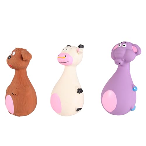 Kisangel 3stücke Interaktive Cartoon-kauspielzeuge Für Hunde Langlebige Molar-spielzeuge Mit Quietscher Für Spiel Und Zahnpflege Aus Hochwertigem Gefertigt Kisangel 3stücke Interaktive Cartoon-kauspielzeuge Für Hunde Langlebige Molar-spielzeuge Mit Quietscher Für Spiel Und Zahnpflege Aus Hochwertigem Gefertigt von Kisangel