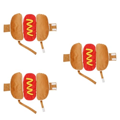 Kisangel 3St Essen Haustier Cosplay Haustierkleidung Weihnachtstierkostü Hundemantel lustig Hot Dogs Nachthemd Party-Hundetuch Hundekleidung Hamburger Pyjama schmücken Hotdog Lebensmittel Kisangel 3St Essen Haustier Cosplay Haustierkleidung Weihnachtstierkostü Hundemantel lustig Hot Dogs Nachthemd Party-Hundetuch Hundekleidung Hamburger Pyjama schmücken Hotdog Lebensmittel von Kisangel