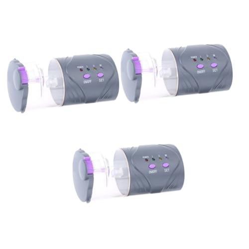 Kisangel 3 Stücke Automatische Fisch Feeder Aquarium Tank Auto Food Timer Dispenser 12/24h Stellen Sie Ihre Urlaub Design von Kisangel