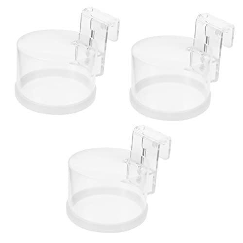 Kisangel 3stücke Acryl Fischfütterungsring Einfache Installation Geeignet Für Aquarien Für Flocken Und Schwimmendes Futter Dekorativer Futterring Für Ihre Fische Kleine Mit Haken von Kisangel