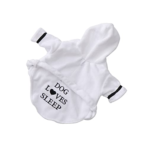 Kisangel 3St Haustier Bademantel Tier Pyjama Hunde Bademantel Hunde-Bademantel Tierpyjama Super saugfähige Tücher Kapuzenhandtücher badewannenarmatur Hundepyjama Badetuch für Haustiere von Kisangel
