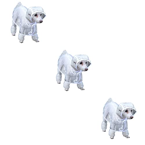 Kisangel 3 Stücke Haustier Hund Regen Mantel Welpen Regenbekleidung Poncho Hund Regen Mäntel Für Outdoor Weiß Kisangel 3 Stücke Haustier Hund Regen Mantel Welpen Regenbekleidung Poncho Hund Regen Mäntel Für Outdoor Weiß von Kisangel