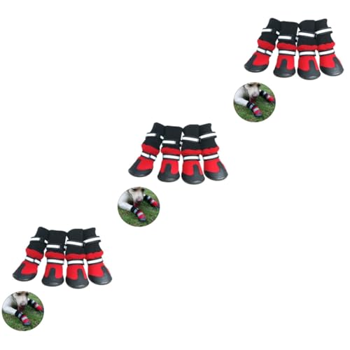 Kisangel 3St Haustier-Hundeschuhe Hunde Schuhe Dog Shoes Winterhundehaustierschuhe Wanderschuhe für Haustiere Pfotenschutz Hundestiefel Schuhe für Hunde Golden Retriever Haustierzubehör Kisangel 3St Haustier-Hundeschuhe Hunde Schuhe Dog Shoes Winterhundehaustierschuhe Wanderschuhe für Haustiere Pfotenschutz Hundestiefel Schuhe für Hunde Golden Retriever Haustierzubehör von Kisangel