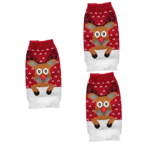 Kisangel 3St Haustier-Partykostü Kapuzenpullover für kleine Hunde kleine Hundepullover weihnachtskostü Hunde Dog Christmas Sweater Nachthemd weißer Pullover Party-Hundetuch Hundekleidung Kisangel 3St Haustier-Partykostü Kapuzenpullover für kleine Hunde kleine Hundepullover weihnachtskostü Hunde Dog Christmas Sweater Nachthemd weißer Pullover Party-Hundetuch Hundekleidung von Kisangel